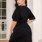 Lace Trim Deep V Night Dress
