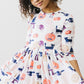 Boo Crew 3/4 Sleeve Pocket Twirl Dress
