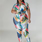 Printed Two Piece Leggings Set