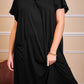 Round Neck Short Sleeve Lounge Dress