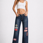 Classic Rebel Denim Low Rise Dark Wash