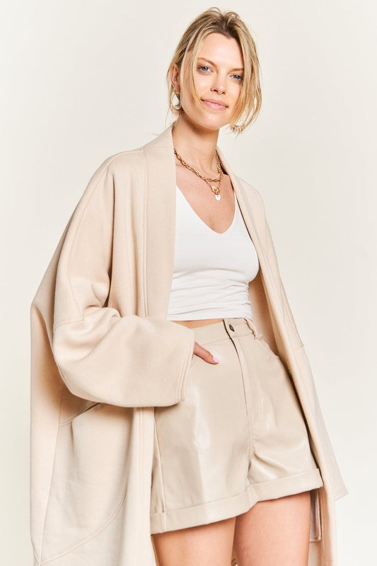 “Wine Down Wednesday” Oversized Knit Cardigan