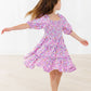 Playful Posy Smocked Ruffle Dress