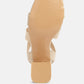 Elastic Straps Block Heel Sandals