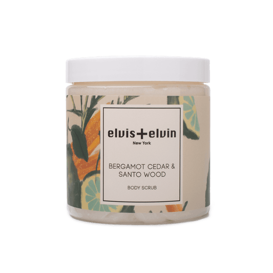 Bergamot Cedar & Santo Wood Blend Body Scrub with Dead Sea Salt 300ml