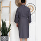 Waffle Kimono Spa Bathrobe -  Absorbent, Lightweight
