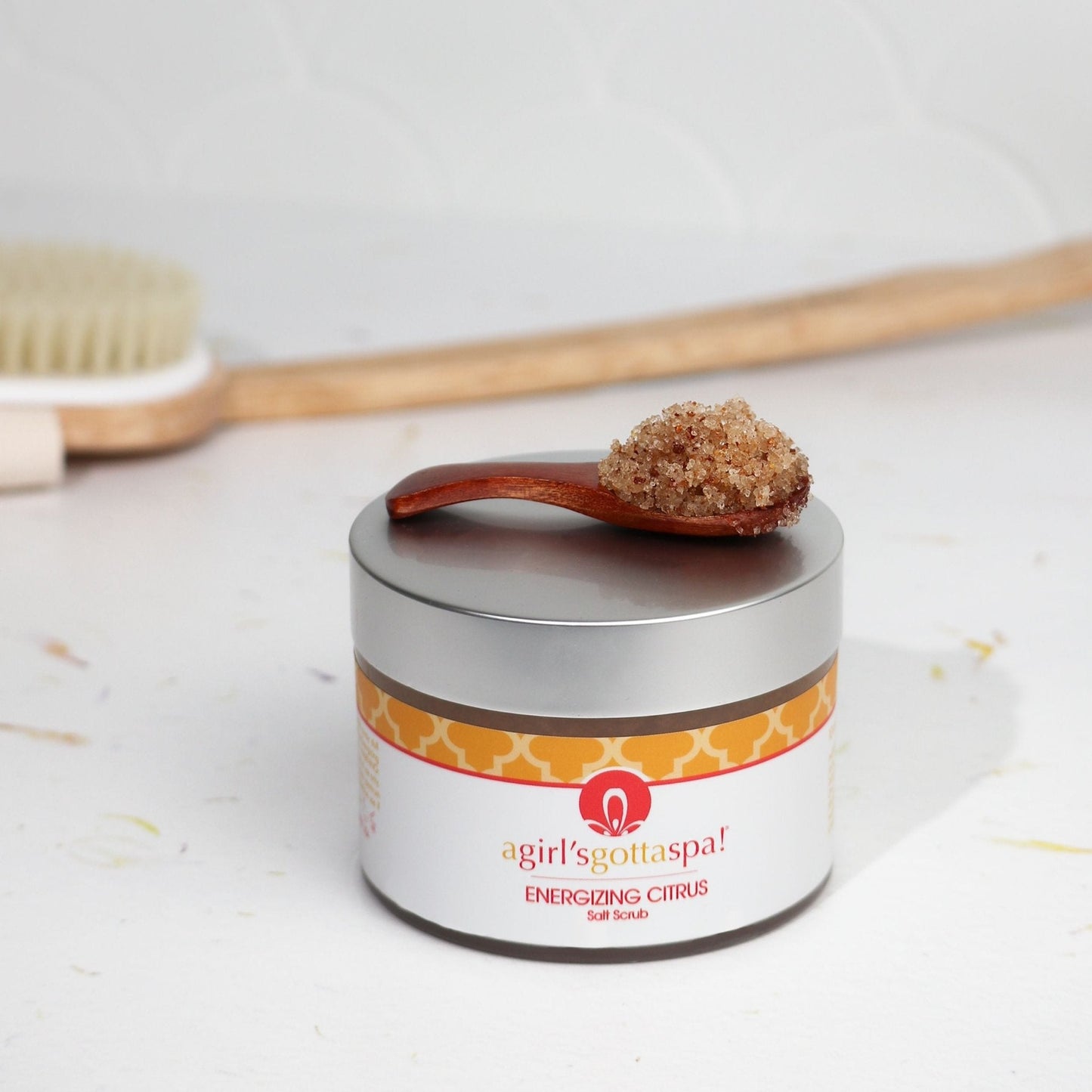 Energizing Citrus Dead Sea Salt Body Scrub