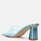 Eugnie Clear Straps Block Heel Sandals