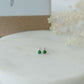 Emerald Crystal Stud Earrings
