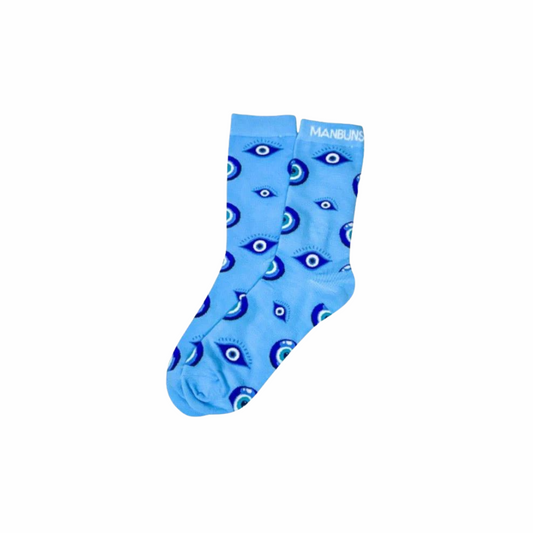 Evil Eye Unisex Novelty Crew Socks
