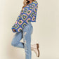 Multicolor Crochet Crop Top