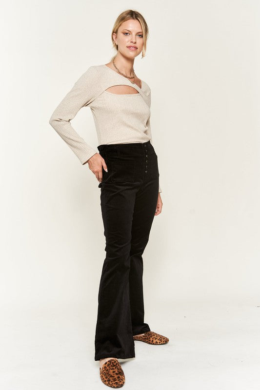“Country Pumpkin” Flare Pants