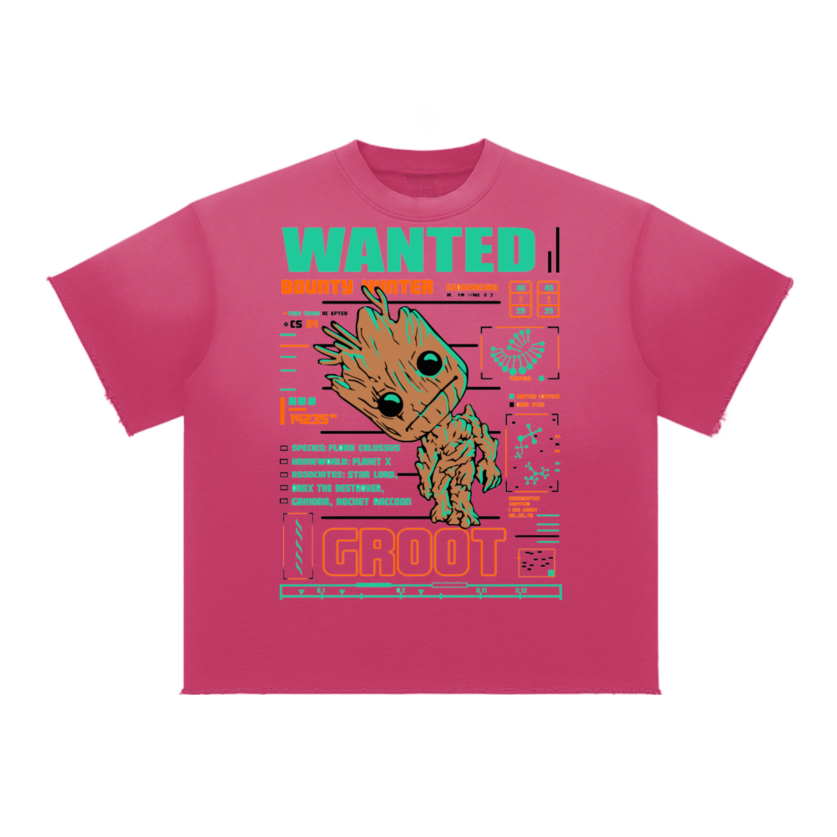 Sun Fade Raw Edge T-Shirt