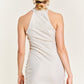 “Foggy Nights” Shirred Dress