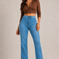 Robin Wide Leg Flare Jean in Medium Wash