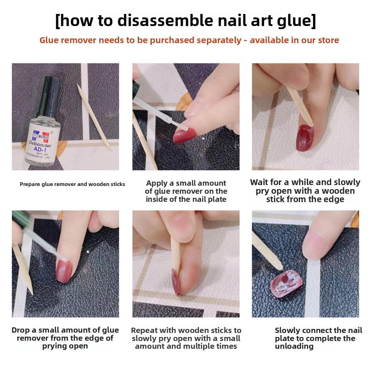 Handmade Nail Wear Nail Art Reusable Press on Nails False Nails
