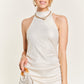 “Foggy Nights” Shirred Dress