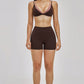 The New Seraphine Layered V Sports Bra Shorts 2-Piece Set