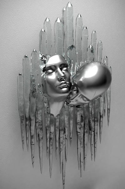 Metal Statue Art Canvas