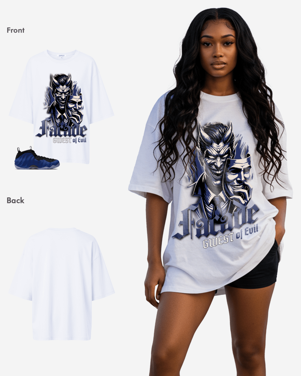 Facade Of Evil Oversized T-Shirt