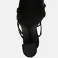 Face Me Studded Spool Heel Multi Strap Sandals