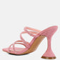 Face Me Studded Spool Heel Multi Strap Sandals