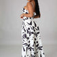 Abstract Shapes Print Pant Set