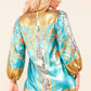 Sequin Pattern Shift Mini Dress - Multi