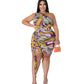 “Club Nights” Single Shoulder Hollow Out Mini Dress