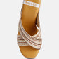 Finley Raffia High Block Heel Clogs