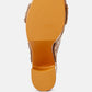 Finley Raffia High Block Heel Clogs
