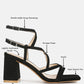 Fiorella Strappy Block Heel Sandals