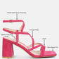 Fiorella Strappy Block Heel Sandals