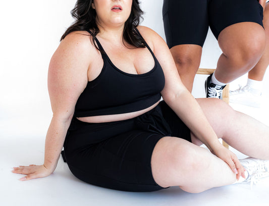 Light Support Bra - Black