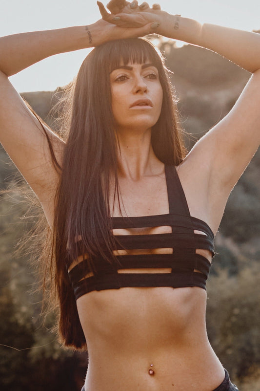 Cage Bra - cotton