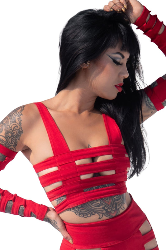 Cage Bra - cotton