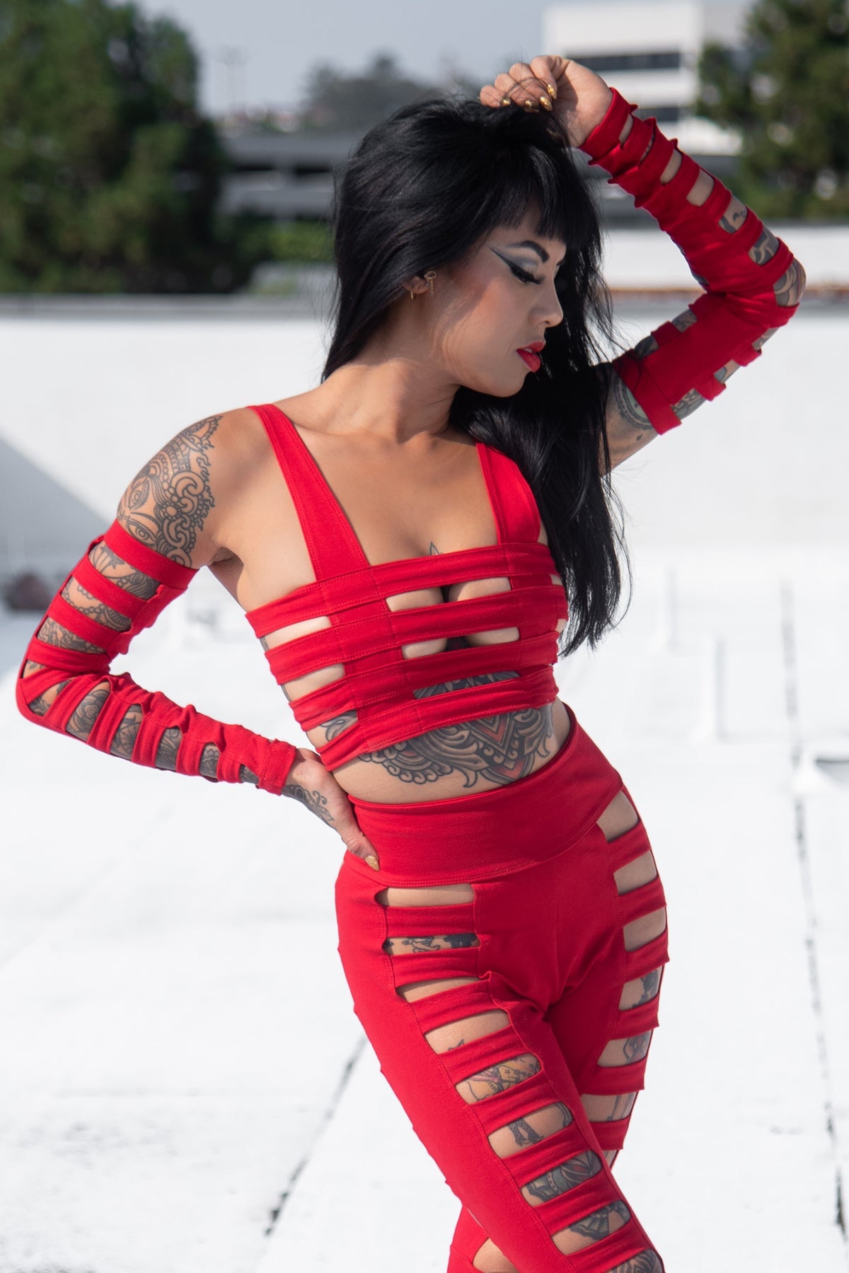 Cage Bra - cotton