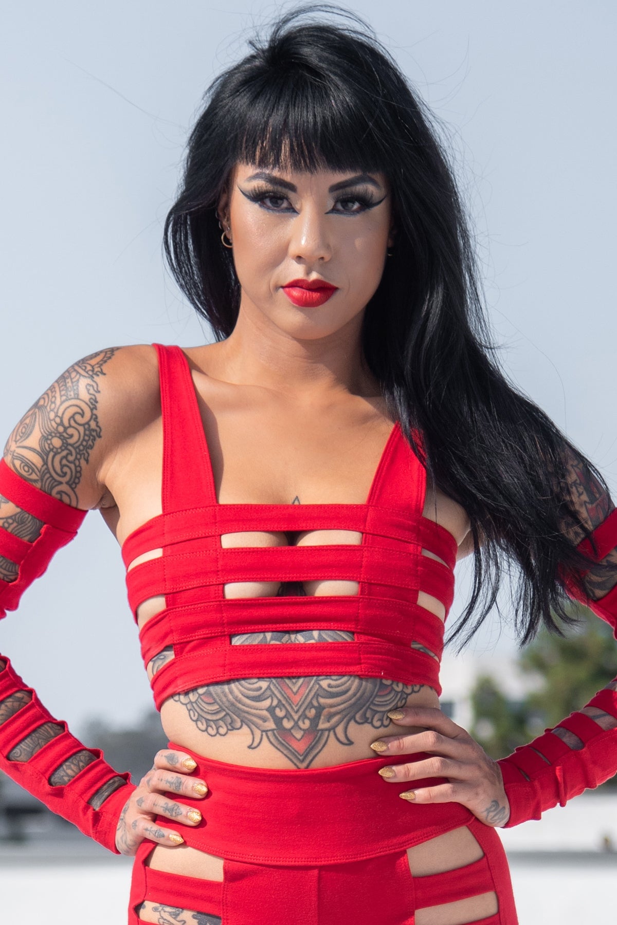 Cage Bra - cotton