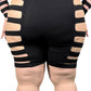 Delila Curve Shorts - cotton