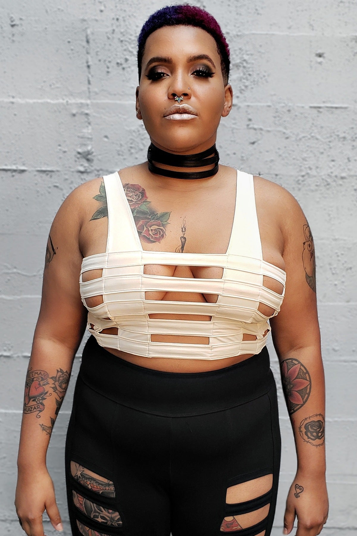 Deluxe Cage Bra - nylon