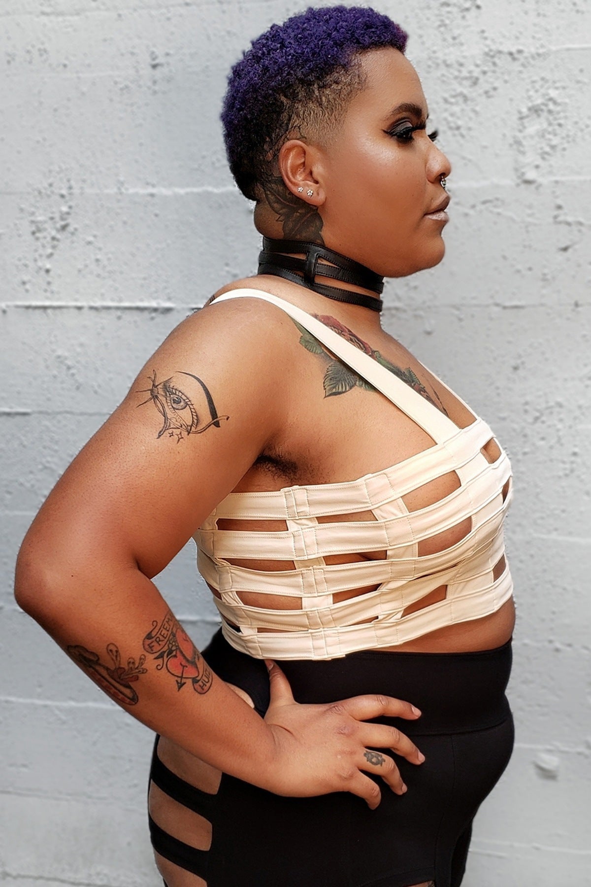 Deluxe Cage Bra - nylon