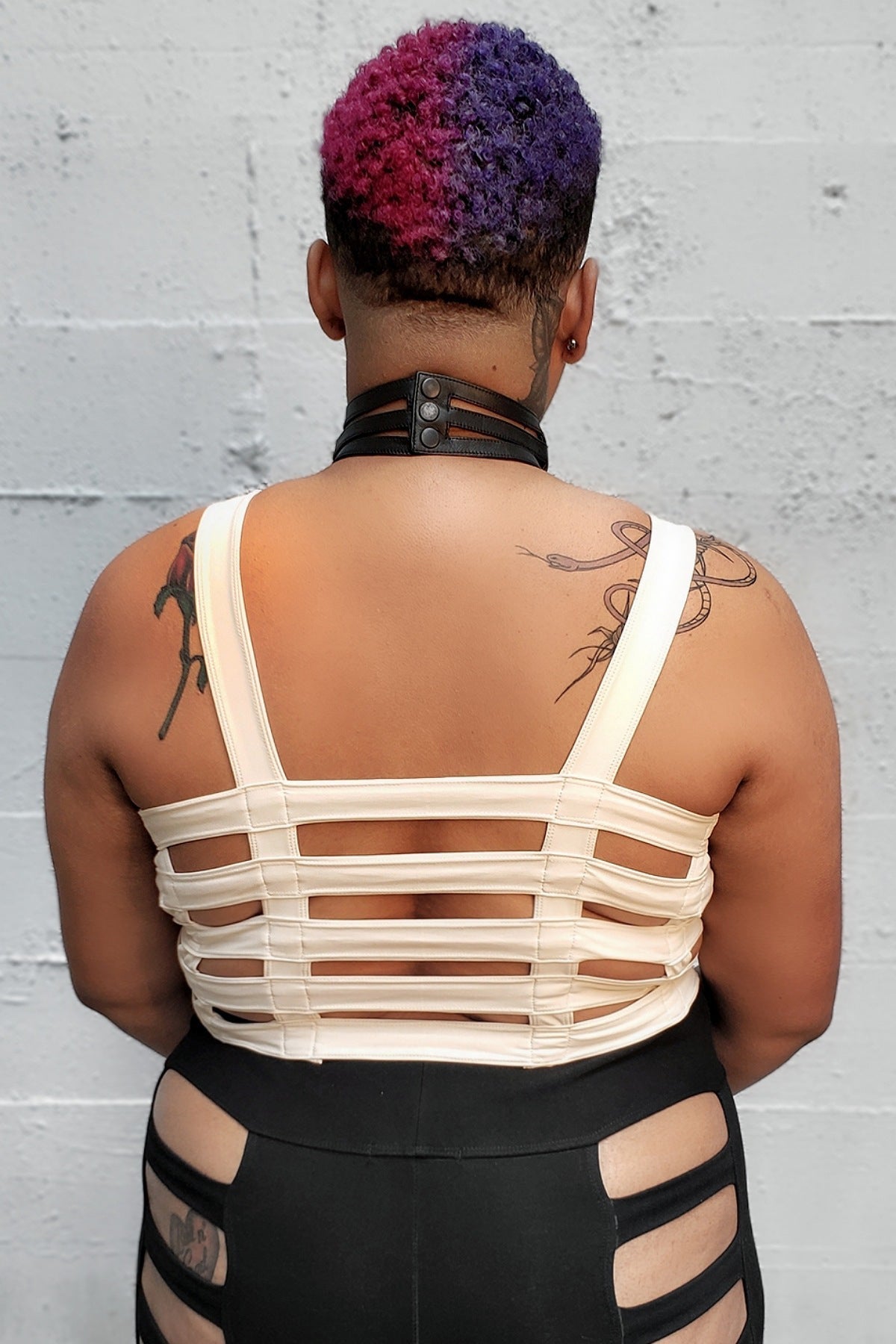 Deluxe Cage Bra - nylon