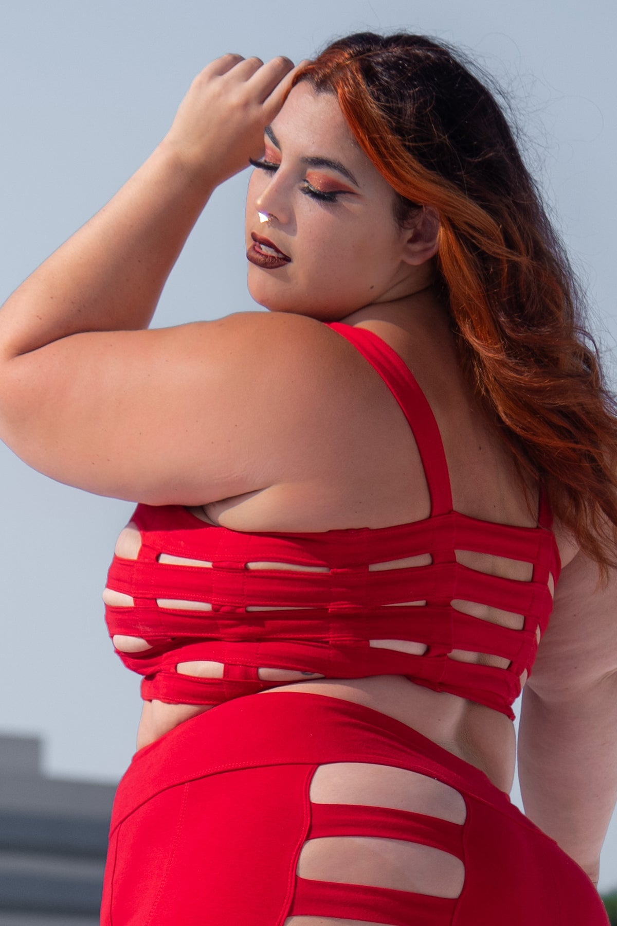 Deluxe Cage Bra - cotton