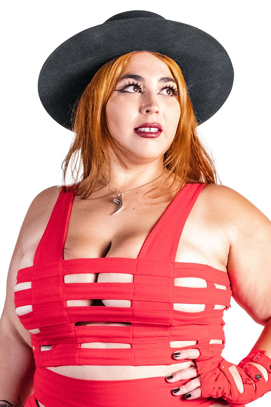 Deluxe Cage Bra - cotton