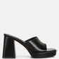 Flexes Flared Block Heel Sandals