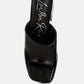 Flexes Flared Block Heel Sandals