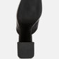 Flexes Flared Block Heel Sandals