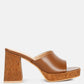Flexes Flared Block Heel Sandals
