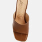 Flexes Flared Block Heel Sandals