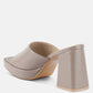 Flexes Flared Block Heel Sandals